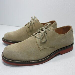 Johnston & Murphy Suede Sheepskin Leather Dress Footwear Oxfords Shoes sz 8 M